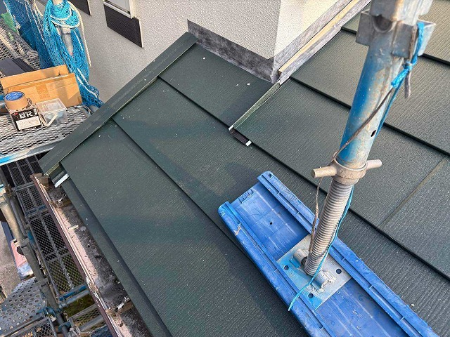 雨押さえの設置前